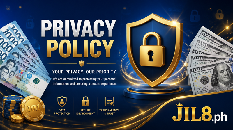 JILI Privacy Policy Banner with PHP USD and Shield